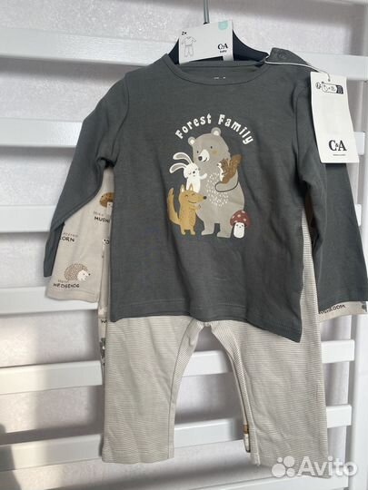 2 пижамы для мальчика 74