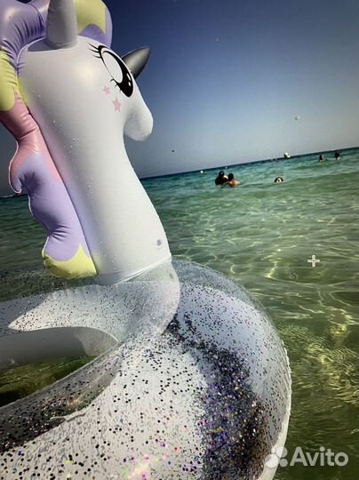 Надувной круг единорог