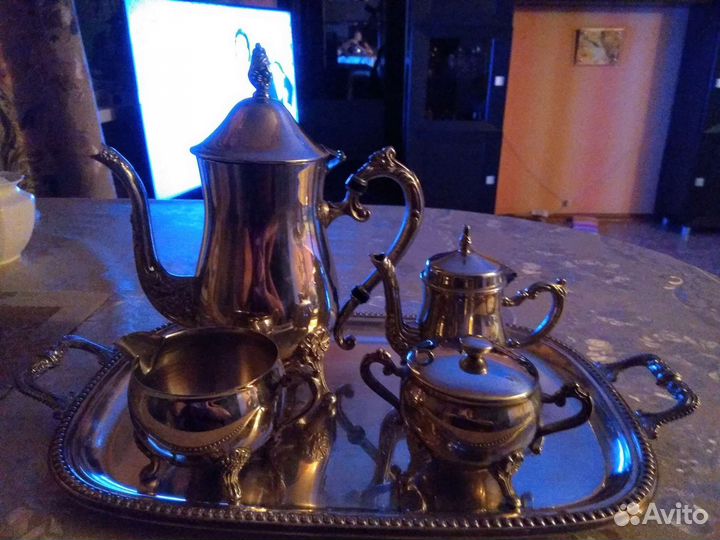 Чайный сервиз Италия серебрение