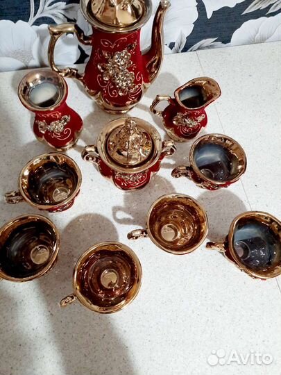 Новый чайный сервиз бархат