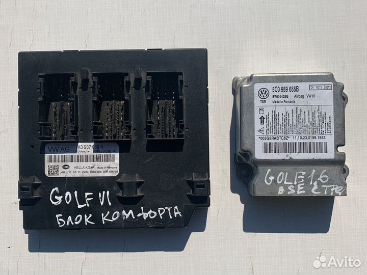 Блок комфорта Фольксваген Гольф 6 2011 год