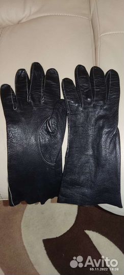 Перчатки женские кожаные 7.5
