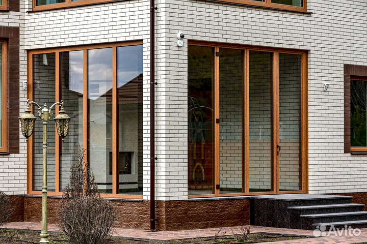 Наклонно-сдвижные оконные порталы