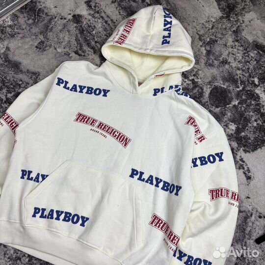 True religion x playboy hoodie оригинал