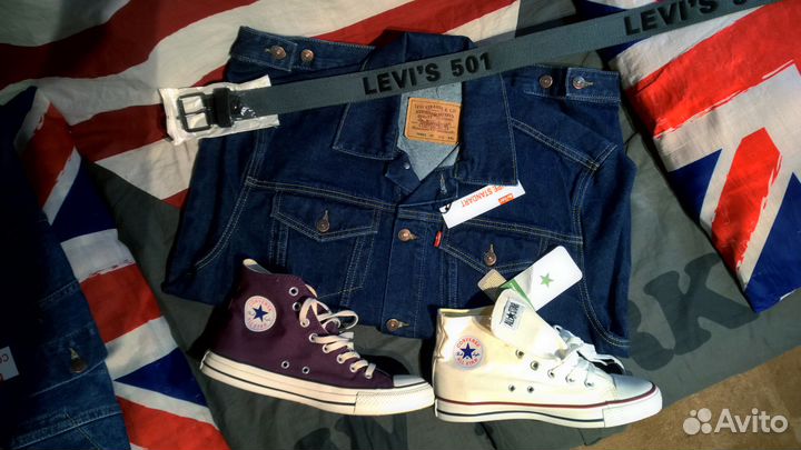 Самые Знаменитые в Мире Джинсы и Куртка-Levis