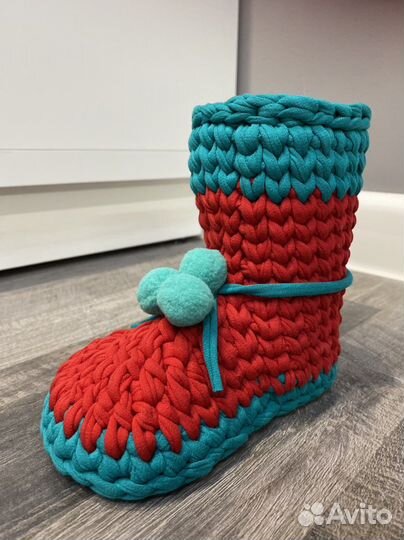 Корзинки, трикотажная пряжа