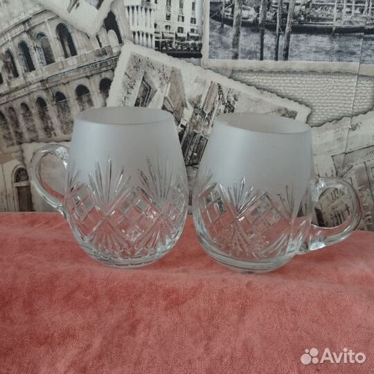 Хрустальные пивные бокалы