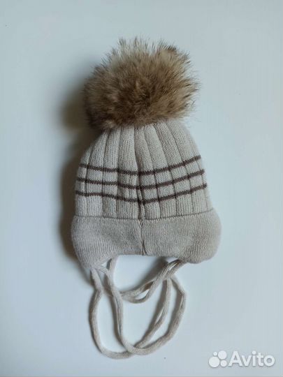 Шапка детская зимняя 0-6 мес