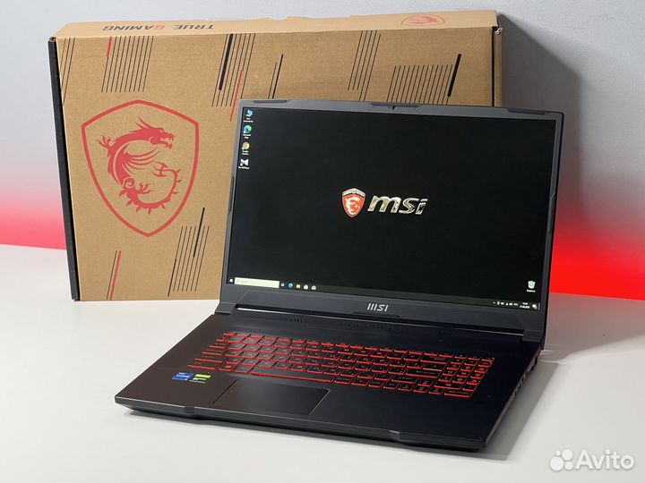 Новый MSI Katana 17.3 144 Core i5 11400H GTX1650
