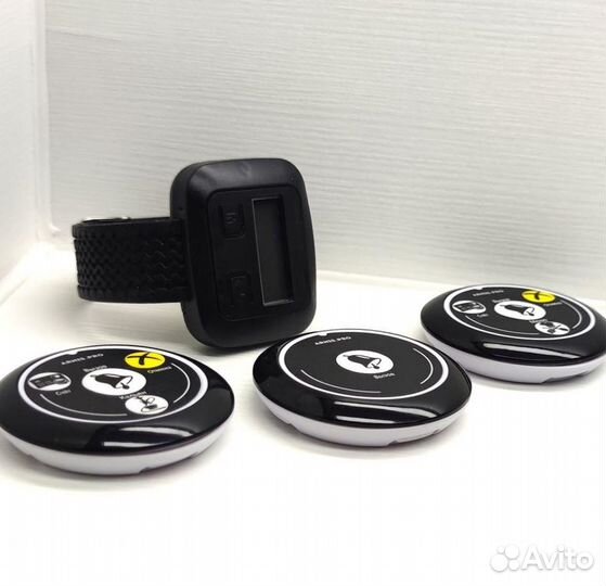 Кнопка вызова официанта, персонала с часами Эконом