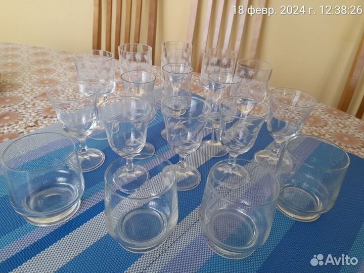 Бокалы, рюмки СССР