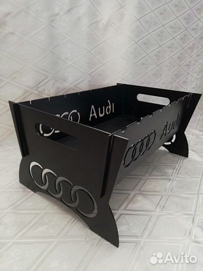 Мангал разборный 3мм отличный подарок. Любая надпи