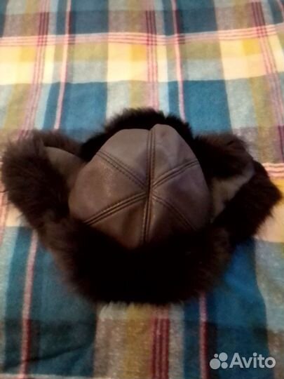 Шапка ушанка мужская