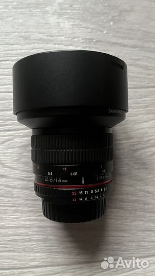 Объектив samyang 14 2.8
