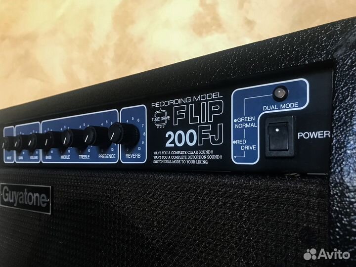 Ламповый комбик Guyatone Flip 200FJ, Япония, 1988