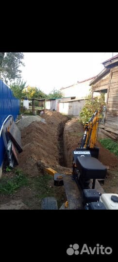 Услуги мини эксковатора