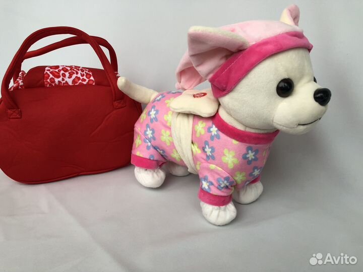 Игрушка собака интерактивная в сумке