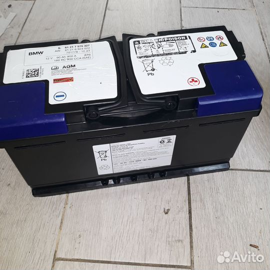 Аккумулятор AGM BMW оригинал 80 Ач б/у
