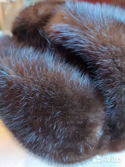 Норковая шапка мужская новая 58