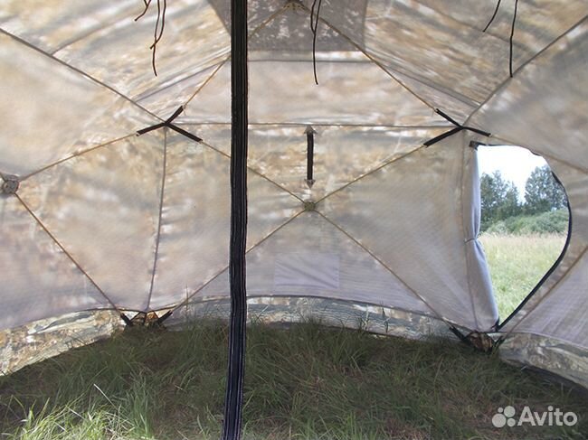 Палатка Куб 2,5 H1,9м трансформер 3-х сл Уралзонт