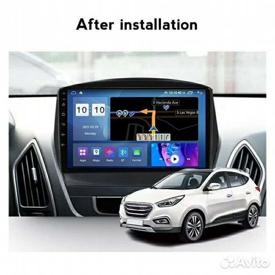 Штатная магнитола Hyundai Ix35 8 ядер сим