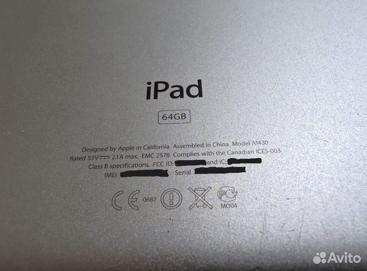 Apple iPad 3 A1430 64GB 3G