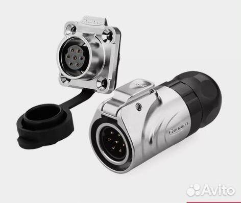 Водонепроницаемый разъем питания Cnlinko LP16 7 Pi