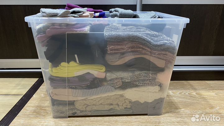 Шапка шарф перчатки варежки