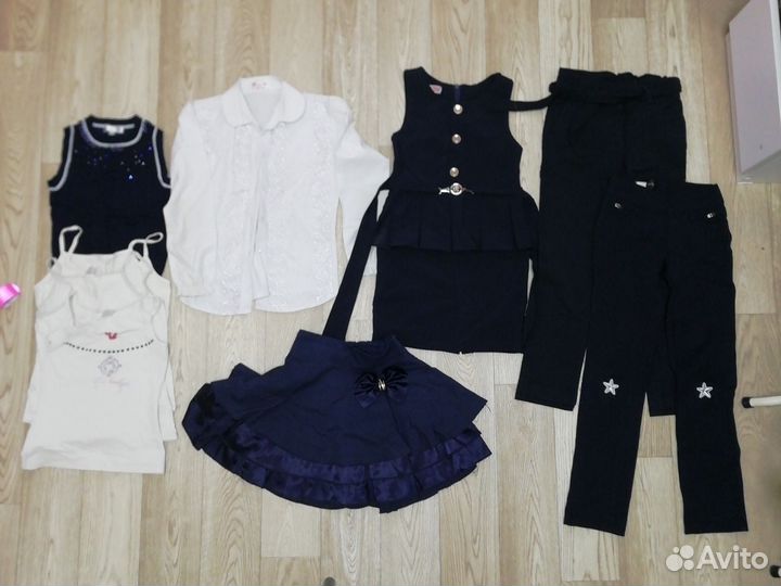 Школьные вещи пакетом для девочки 130 - 134