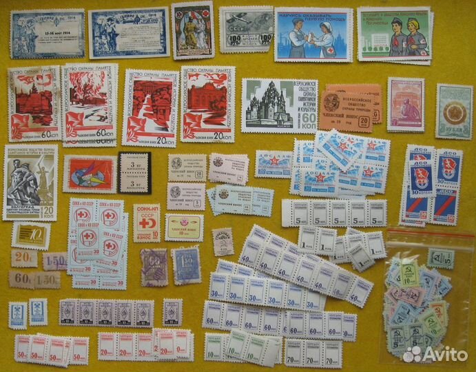 Чистые и гашёные марки СССР, импорт