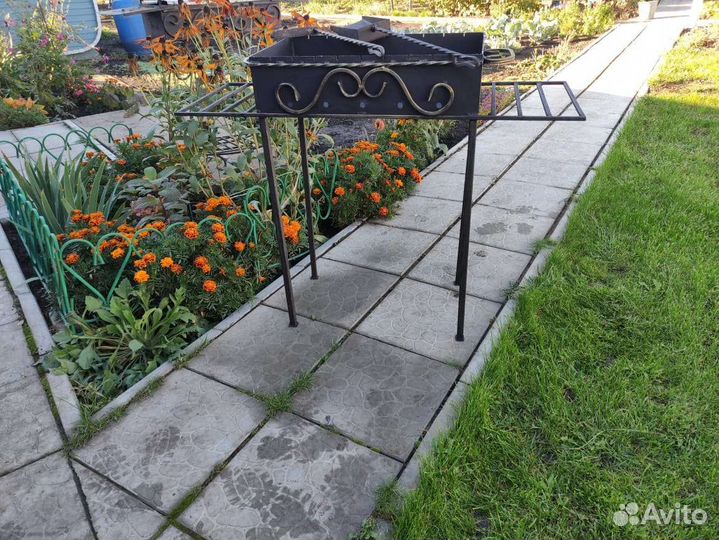 Мангал кованый 3мм б. у