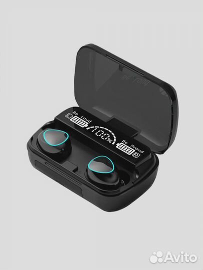 Наушники беспроводные M10, с Powerbank 2000 мАч