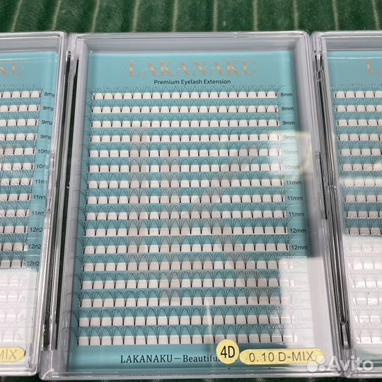 Ресницы для наращивания. Готовые пучки