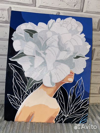 Картина акрилом