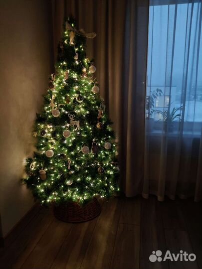 Елка пвх+ юбка из лозы