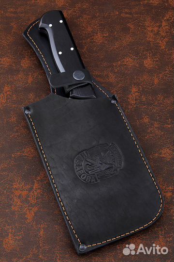 Тяпка 9 дамаск цельнометаллическая черный граб