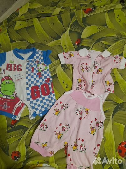 Детские вещи пакетом для девочек от 0 до 2 месяцев