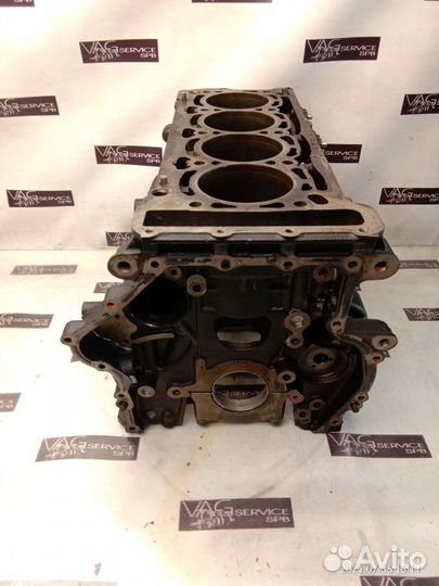 Голый блок цилиндров VW VAG 2.0 CAW под ремонт