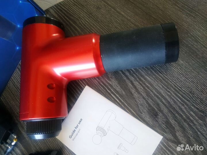 Новый перкуссионный тренажёр массажер пистолет pro