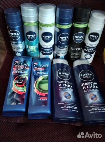 Гели для бритья/шампуни