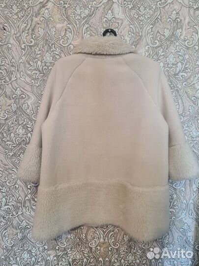 Искусственная шуба белая