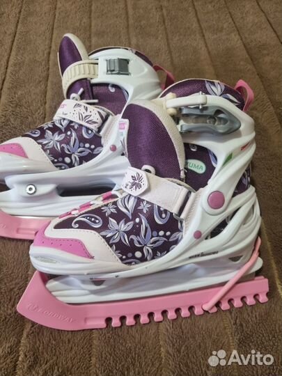 Коньки детские раздвижные 30-35 размер
