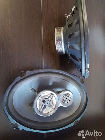 Динамики и усилитель 4 канальный