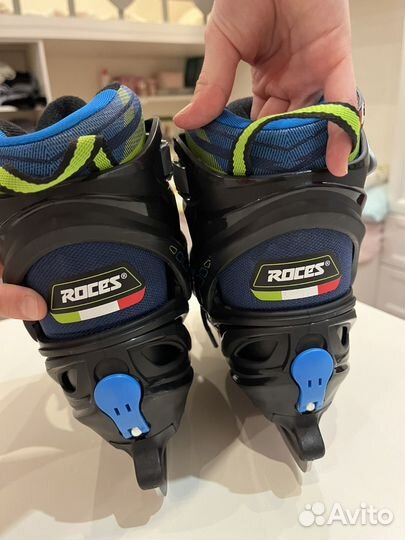 Коньки раздвижные roces р.30-35
