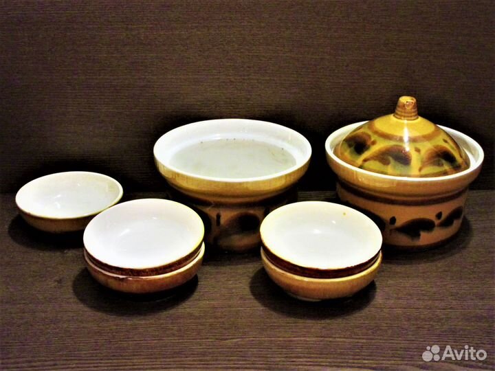 Набор посуды зик. Масленка. Розетки. Цена за всё