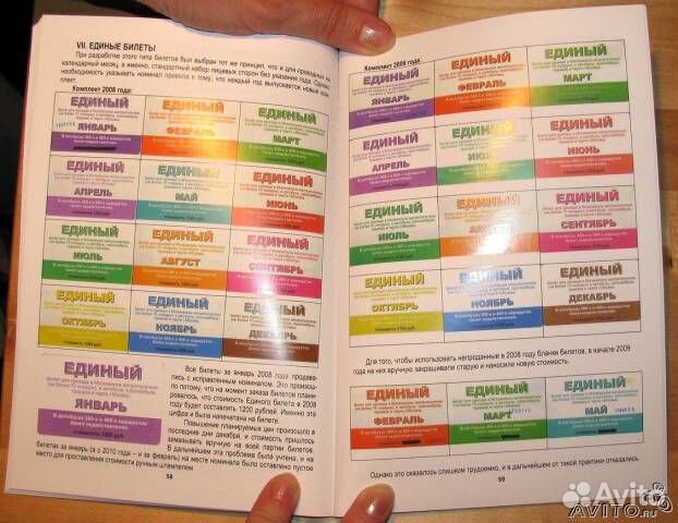 Каталог билетов Московского метро 2007-2011