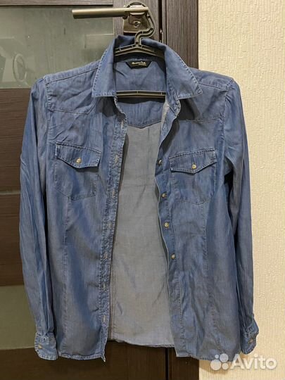 Джинсовая рубашка новая