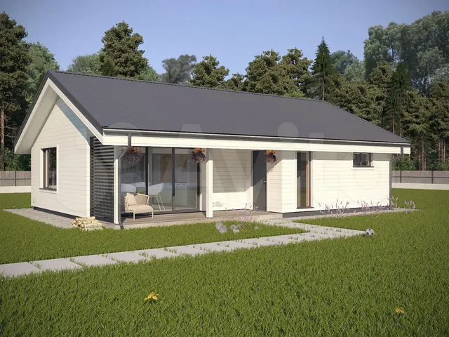 Сканди дома проекты одноэтажные Дом 86 м² на участке 10 сот. на продажу в Вологде Купить дом в Вологде Авито