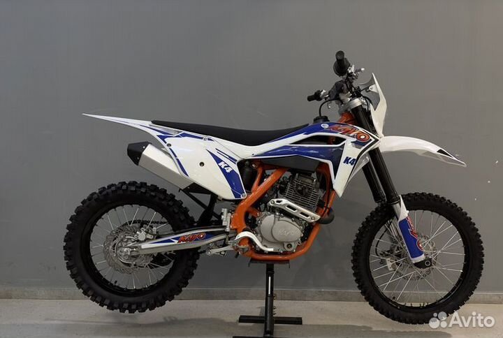 Мотоцикл эндуро Kayo K4 MX Витрина