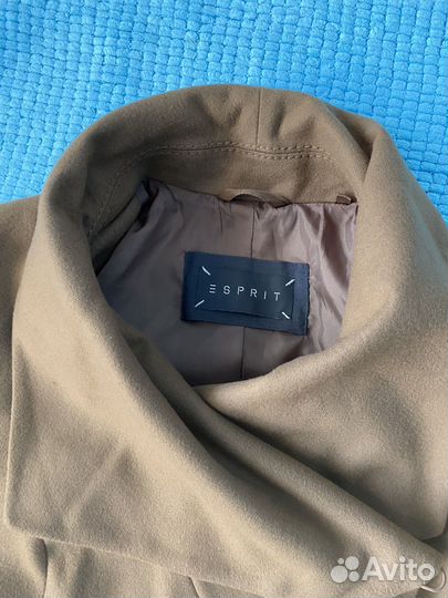 Пальто шерсть Esprit женское 48. 80% шерсть